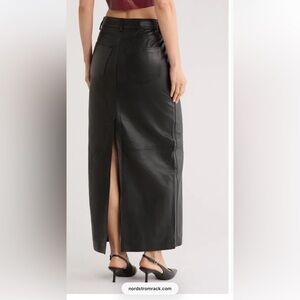 DL 1969 leather pencil skirt NWT